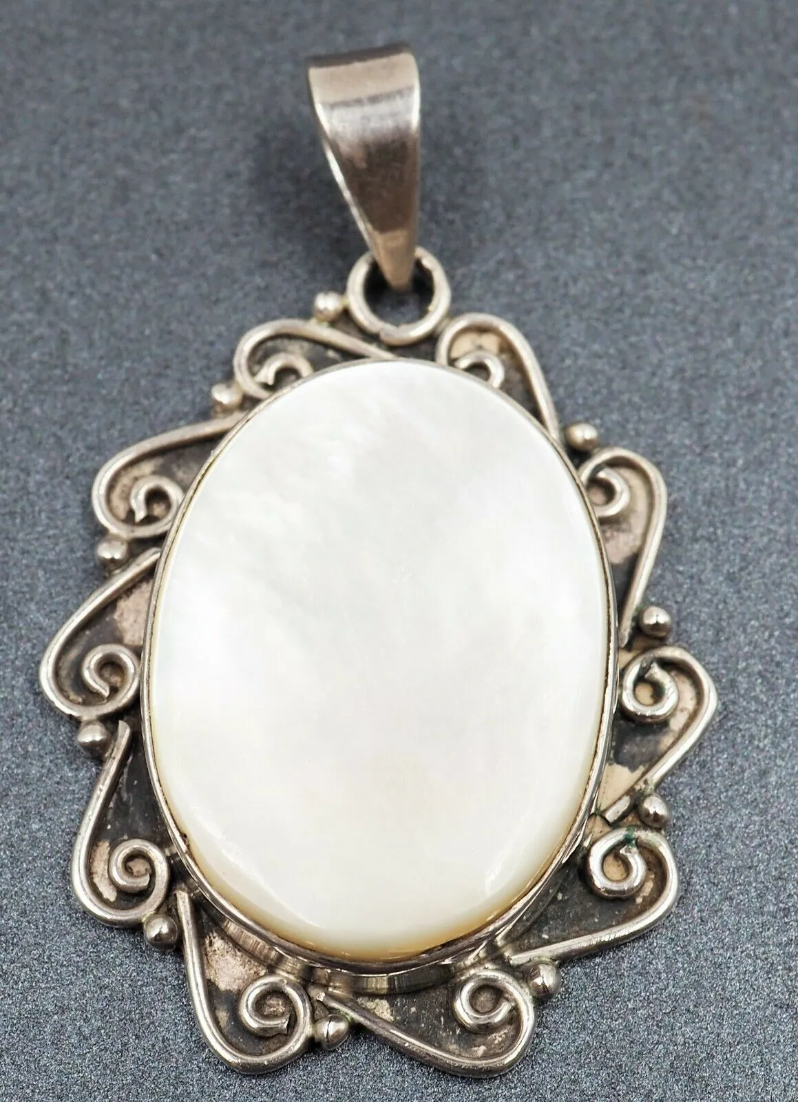 Mother of Pearl 925 Sterling Silver Pendant