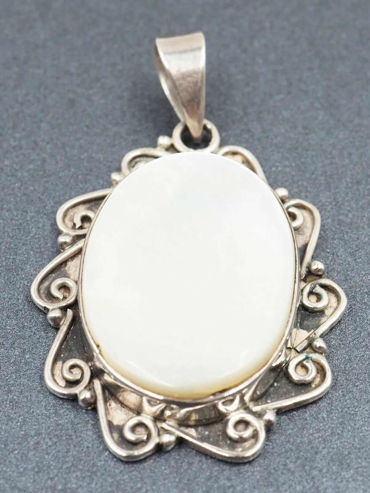 Mother of Pearl 925 Sterling Silver Pendant