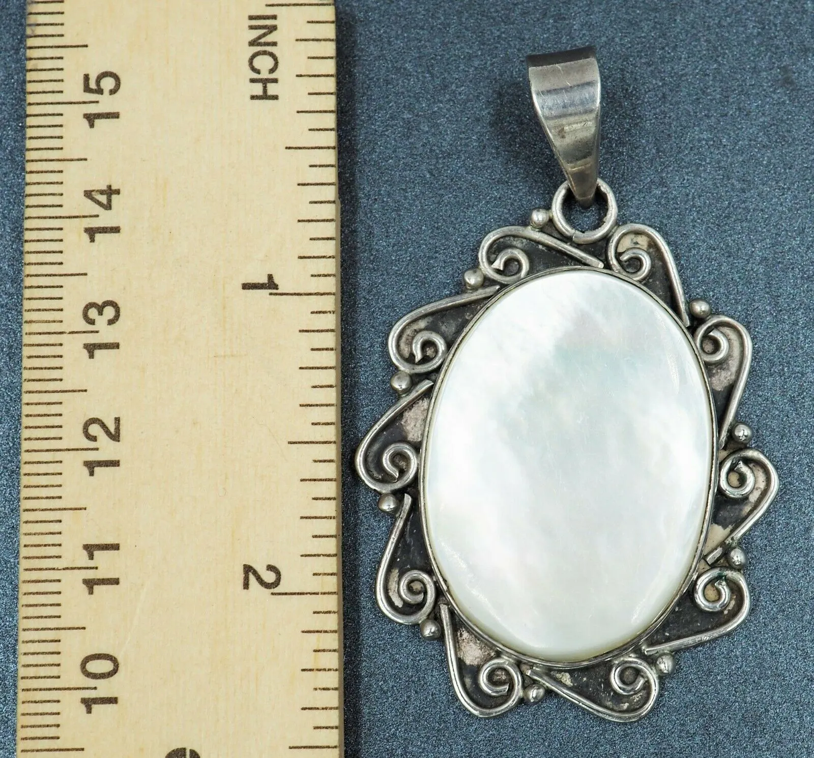Mother of Pearl 925 Sterling Silver Pendant