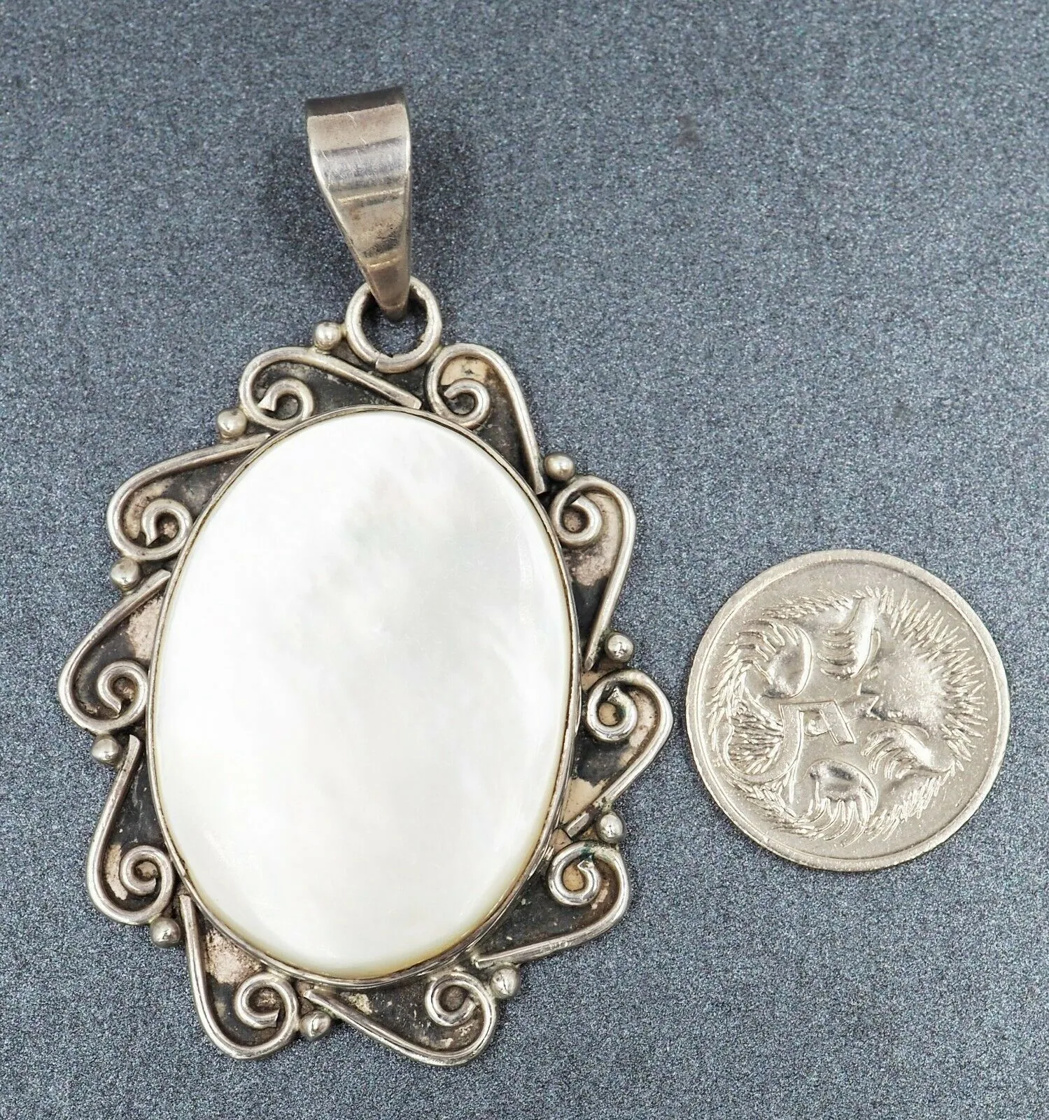 Mother of Pearl 925 Sterling Silver Pendant