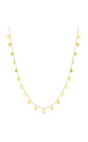 Multi Disc Charm Necklace