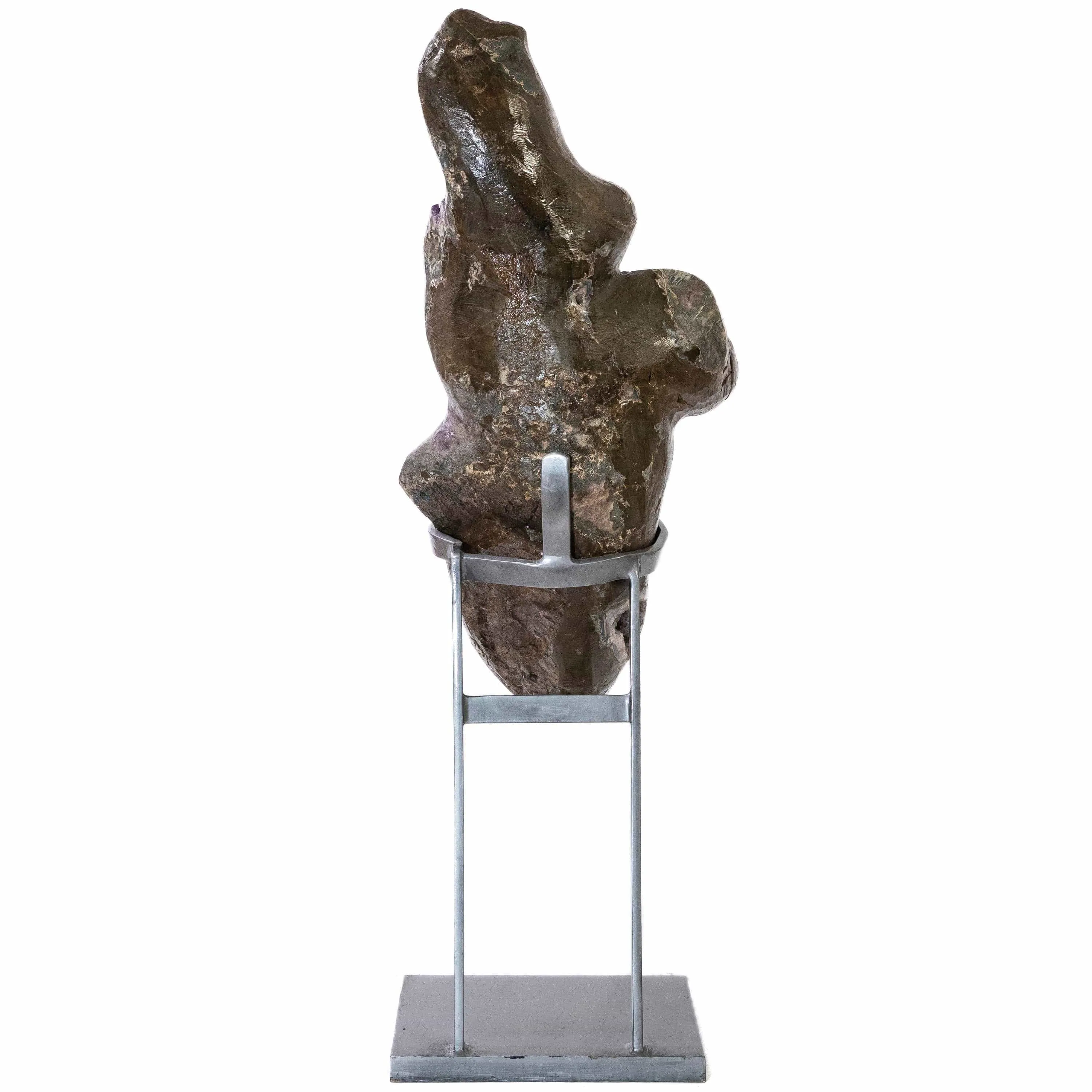 Natural Uruguayan Amethyst Geode on Custom Stand - 58 in / 220 lbs