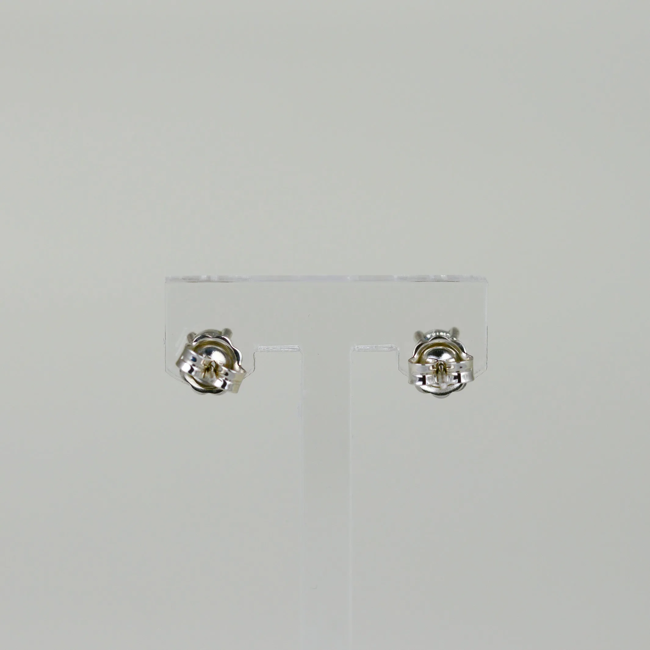Platinum 1.00ct Classic Round Brilliant Cut Diamond Classic Stud Earrings