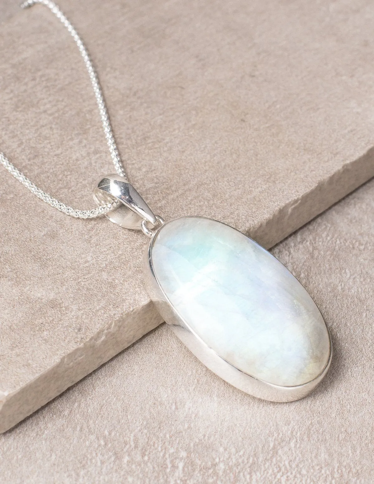 Rainbow Moonstone Pendant