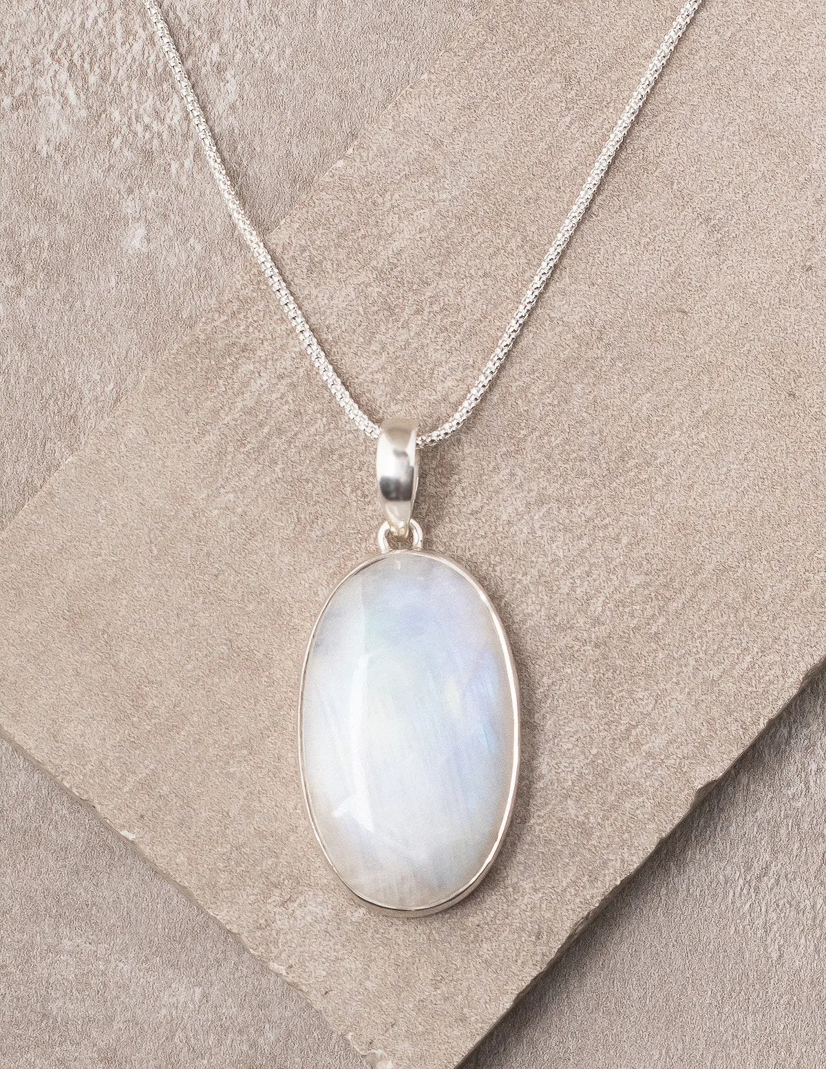 Rainbow Moonstone Pendant