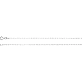 Rope Chain in White Gold
