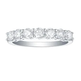 Smiling Rocks Lab Grown Diamond Seven-Stone Band (0.75 ctw) - SRR-01044WHT