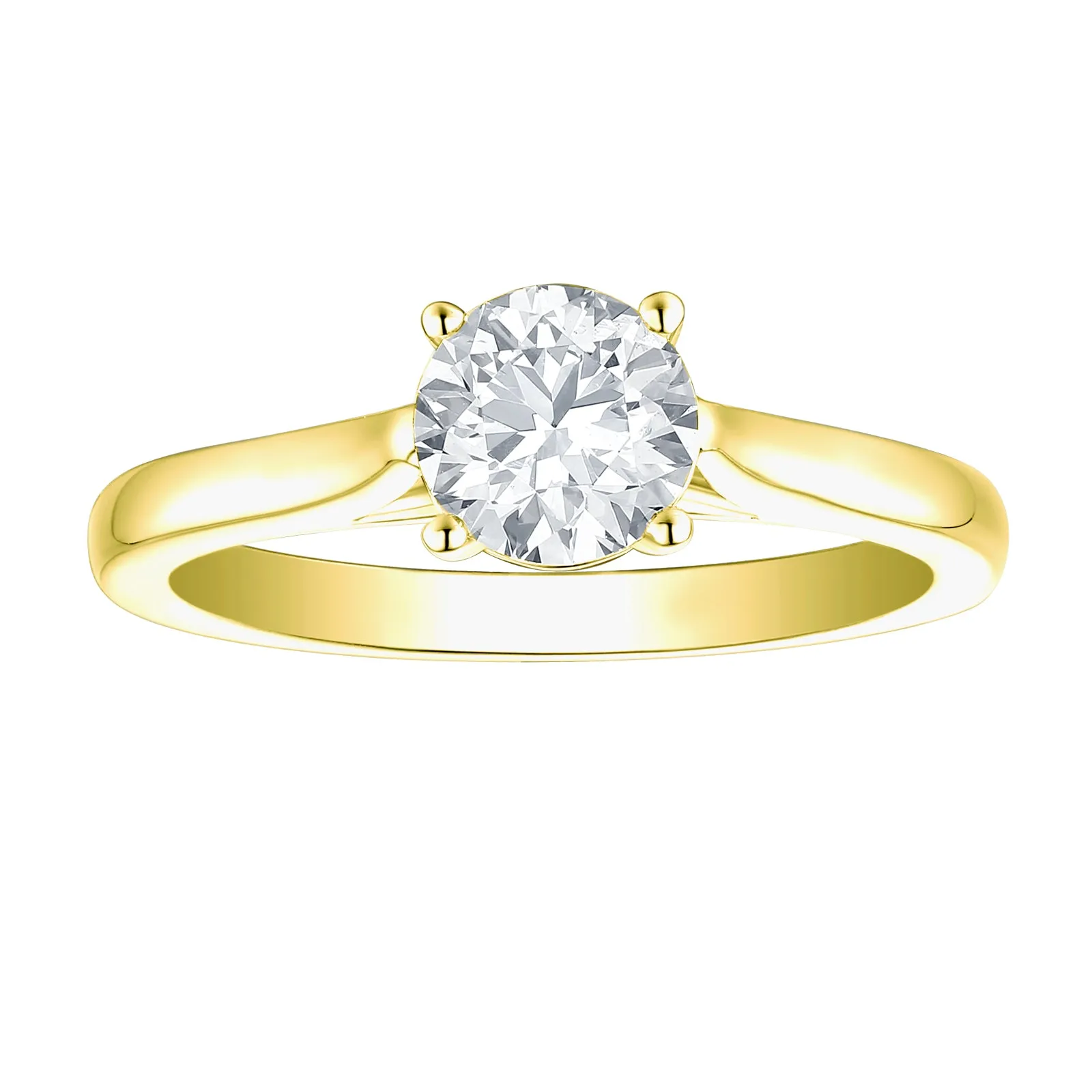 Smiling Rocks Lab Grown Diamond Solitaire Engagement Ring (2 ctw) - SRR-00623WHT