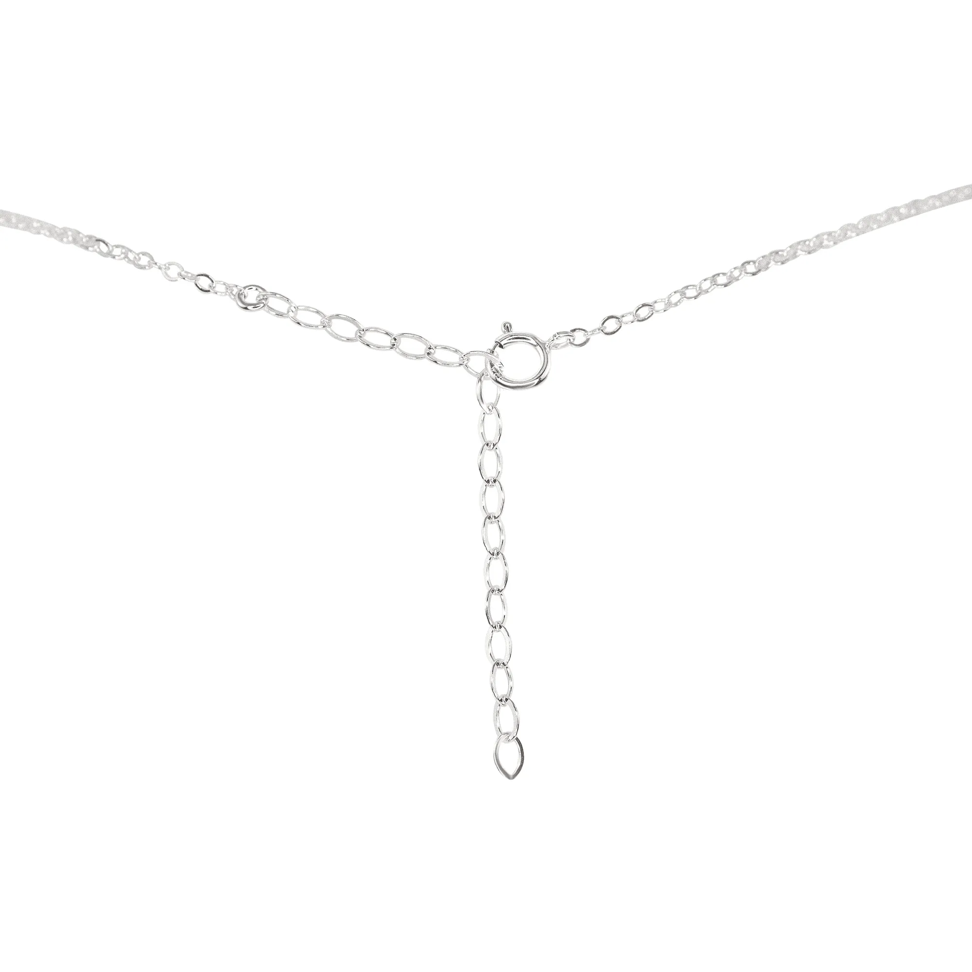 Smooth Rainbow Moonstone Natural Point Crystal Necklace