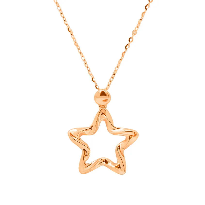 TAKA Jewellery Dolce 18K Gold Necklace Star