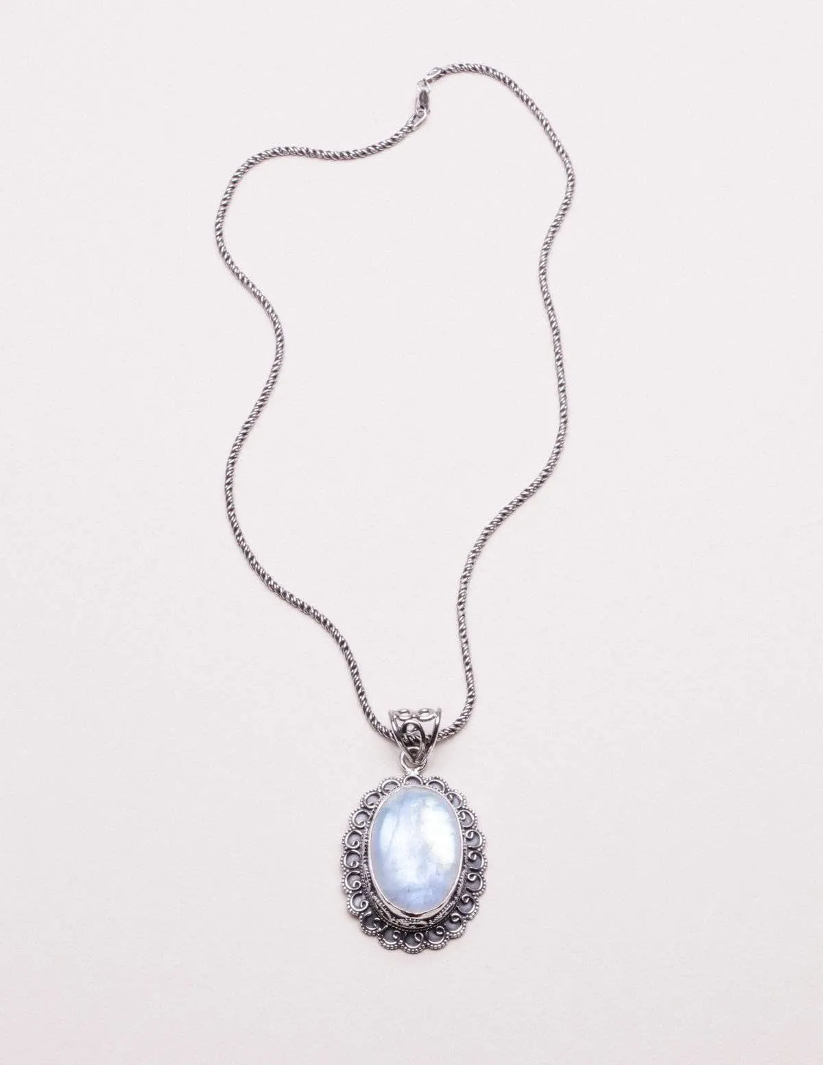 Vintage Moonstone Necklace - One of a Kind