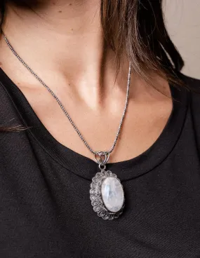 Vintage Moonstone Necklace - One of a Kind