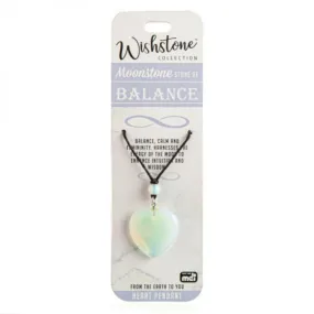 Wishstone Collection Moonstone Heart Pendant
